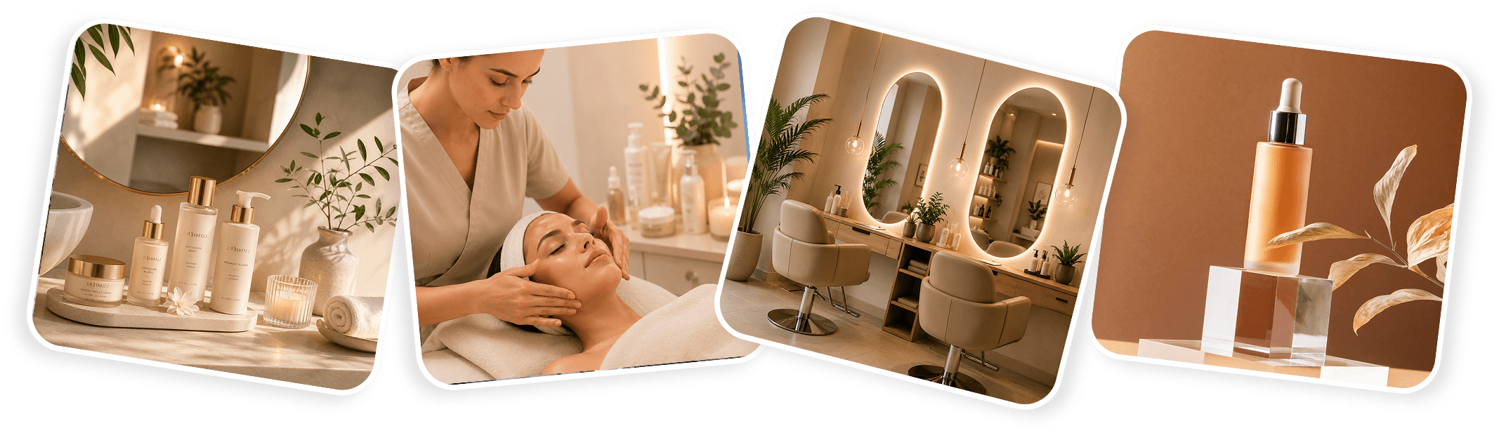 ItsBot live demo booking a facial appointment for a salon client