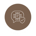 Discloses it is an AI step icon